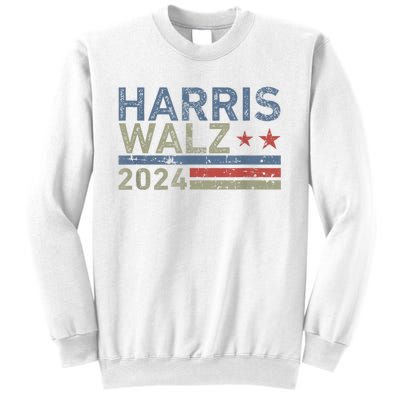 Harris Walz Waltz 2024 Vintage Style Kamala Harris Tim Walz Sweatshirt