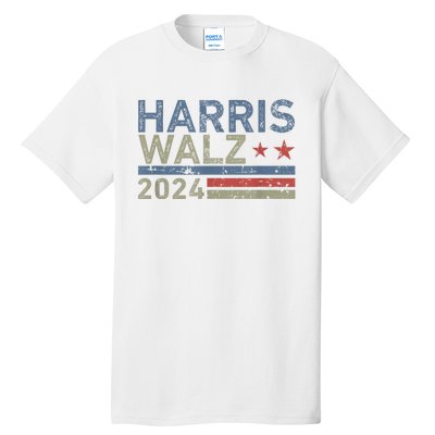 Harris Walz Waltz 2024 Vintage Style Kamala Harris Tim Walz Tall T-Shirt