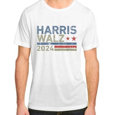 Harris Walz Waltz 2024 Vintage Style Kamala Harris Tim Walz Adult ChromaSoft Performance T-Shirt