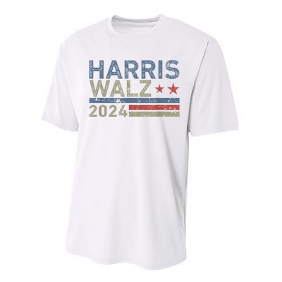 Harris Walz Waltz 2024 Vintage Style Kamala Harris Tim Walz Performance Sprint T-Shirt