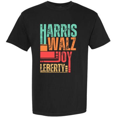 Harris Walz Waltz 2024 Harris Walz Joy Liberty Garment-Dyed Heavyweight T-Shirt