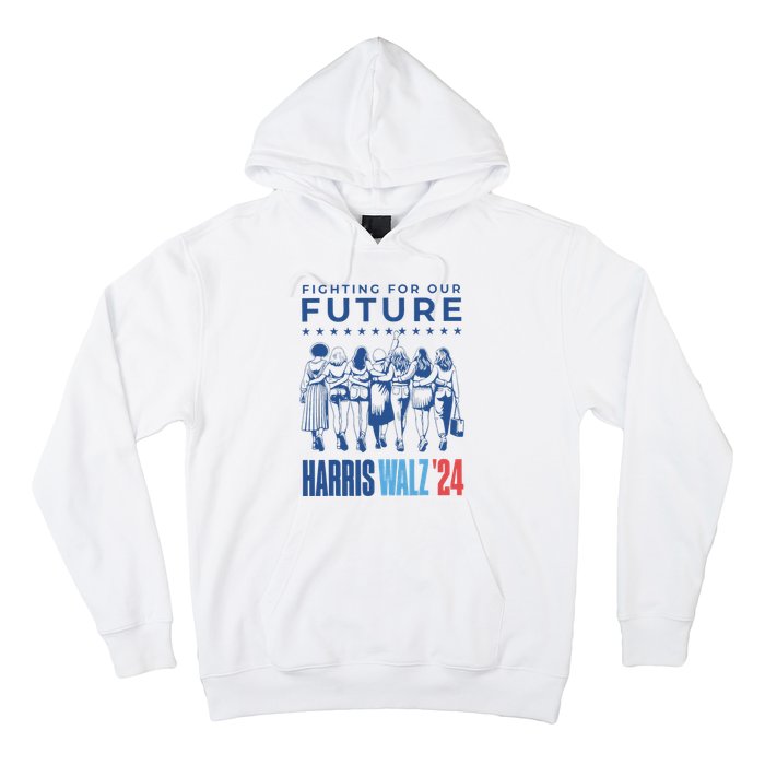 Harris Walz Waltz 2024 Harris Walz Future Button Election Gift Hoodie