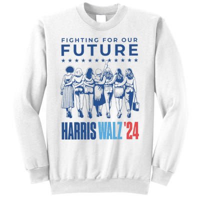 Harris Walz Waltz 2024 Harris Walz Future Button Election Gift Sweatshirt