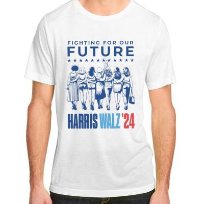 Harris Walz Waltz 2024 Harris Walz Future Button Election Gift Adult ChromaSoft Performance T-Shirt