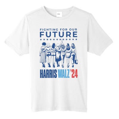 Harris Walz Waltz 2024 Harris Walz Future Button Election Gift Tall Fusion ChromaSoft Performance T-Shirt