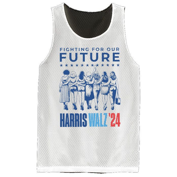 Harris Walz Waltz 2024 Harris Walz Future Button Election Gift Mesh Reversible Basketball Jersey Tank