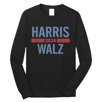 Harris Walz Waltz 2024 Vintage Style Kamala Harris Tim Walz Long Sleeve Shirt