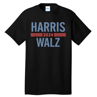 Harris Walz Waltz 2024 Vintage Style Kamala Harris Tim Walz Tall T-Shirt