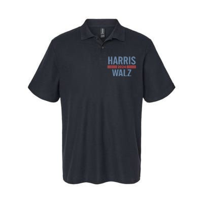 Harris Walz Waltz 2024 Vintage Style Kamala Harris Tim Walz Softstyle Adult Sport Polo