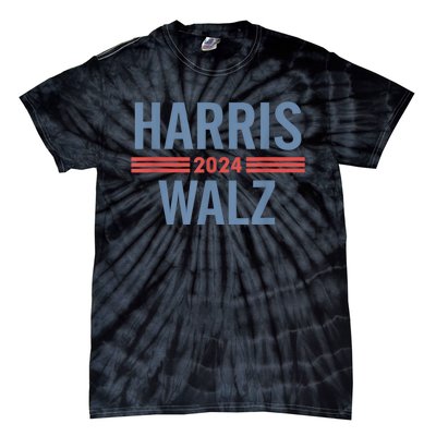 Harris Walz Waltz 2024 Vintage Style Kamala Harris Tim Walz Tie-Dye T-Shirt