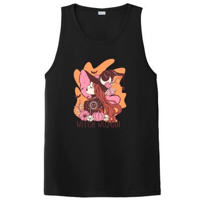 Halloween Witch Woman Gift For Women Girl PosiCharge Competitor Tank