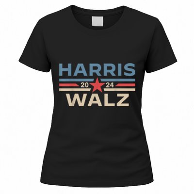 Harris Walz Waltz 2024 Vintage Style Kamala Harris Tim Walz Women's T-Shirt