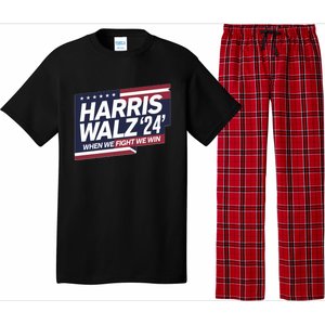 Harris Walz When We Fight We Win Together We Succeed Gift Pajama Set