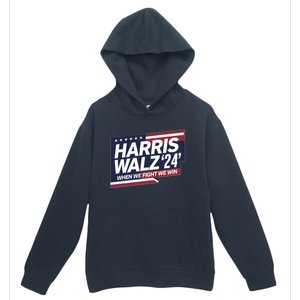 Harris Walz When We Fight We Win Together We Succeed Gift Urban Pullover Hoodie