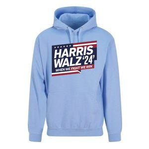 Harris Walz When We Fight We Win Together We Succeed Gift Unisex Surf Hoodie