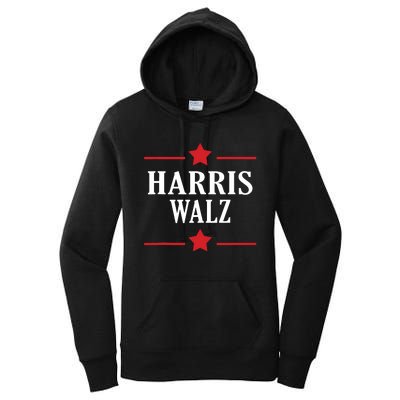 Harris Walz Waltz Democrats 2024 Kamala Harris Tim Walz Women's Pullover Hoodie