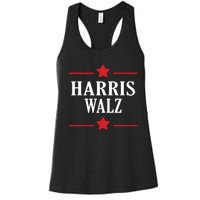 Harris Walz Waltz Democrats 2024 Kamala Harris Tim Walz Women's Racerback Tank