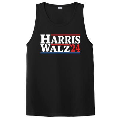 Harris Walz Waltz 2024 Vintage Style Kamala Harris Tim Walz PosiCharge Competitor Tank