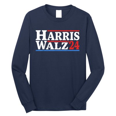 Harris Walz Waltz 2024 Vintage Style Kamala Harris Tim Walz Long Sleeve Shirt