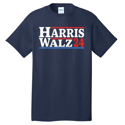 Harris Walz Waltz 2024 Vintage Style Kamala Harris Tim Walz Tall T-Shirt