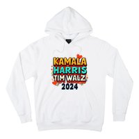 Harris Walz Waltz 2024 Vintage Style Kamala Harris Tim Walz Hoodie