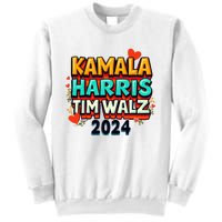 Harris Walz Waltz 2024 Vintage Style Kamala Harris Tim Walz Sweatshirt