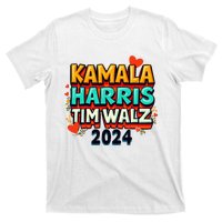 Harris Walz Waltz 2024 Vintage Style Kamala Harris Tim Walz T-Shirt