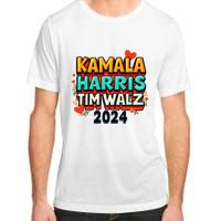 Harris Walz Waltz 2024 Vintage Style Kamala Harris Tim Walz Adult ChromaSoft Performance T-Shirt