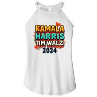 Harris Walz Waltz 2024 Vintage Style Kamala Harris Tim Walz Women's Perfect Tri Rocker Tank