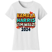 Harris Walz Waltz 2024 Vintage Style Kamala Harris Tim Walz Women's T-Shirt