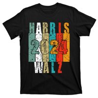 Harris Walz Waltz 2024 Vintage Retro T-Shirt