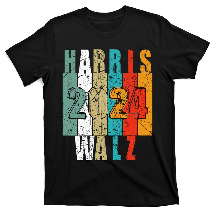 Harris Walz Waltz 2024 Vintage Retro T-Shirt