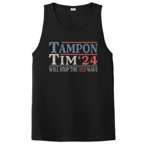 Harris Walz Waltz Tampon Tim Will Stop The Red Wave 2024 PosiCharge Competitor Tank