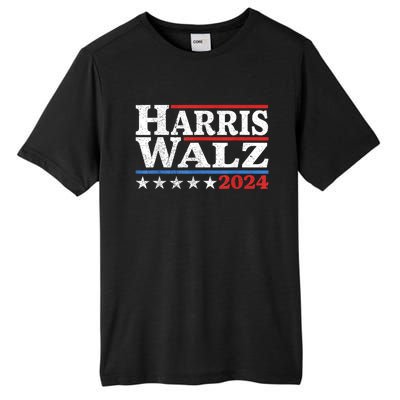 Harris Walz Waltz 2024 Vintage Style Kamala Harris Tim Walz Tall Fusion ChromaSoft Performance T-Shirt