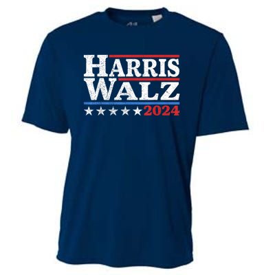 Harris Walz Waltz 2024 Vintage Style Kamala Harris Tim Walz Cooling Performance Crew T-Shirt