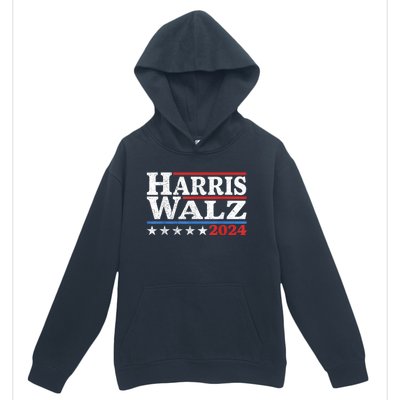 Harris Walz Waltz 2024 Vintage Style Kamala Harris Tim Walz Urban Pullover Hoodie