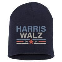 Harris Walz Waltz 2024 Vintage Style Kamala Harris Tim Walz Short Acrylic Beanie