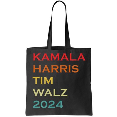 Harris Walz Waltz 2024 Vintage Style Kamala Harris Tim Walz Tote Bag