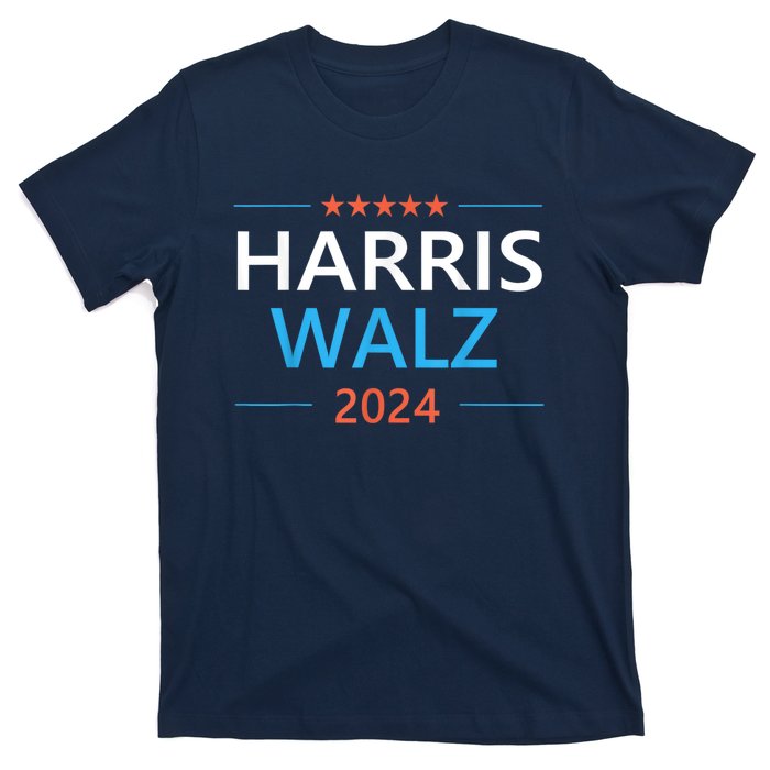 Harris Walz Waltz 2024 Vintage Style Kamala Harris Tim Walz T-Shirt