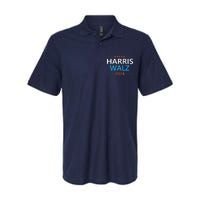 Harris Walz Waltz 2024 Vintage Style Kamala Harris Tim Walz Softstyle Adult Sport Polo