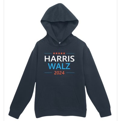 Harris Walz Waltz 2024 Vintage Style Kamala Harris Tim Walz Urban Pullover Hoodie