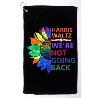 Harris Waltz WeRe Not Going Back Sunflowers Proud Pride Platinum Collection Golf Towel