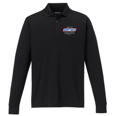 Hungry Why Wait Scriptures Blessed Are Those Who Hunger Performance Long Sleeve Polo