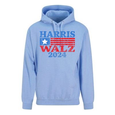 Harris Walz Waltz 2024 Vintage Style Kamala Harris Tim Walz Unisex Surf Hoodie