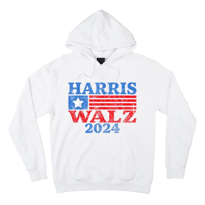 Harris Walz Waltz 2024 Vintage Style Kamala Harris Tim Walz Hoodie