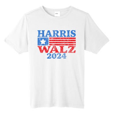 Harris Walz Waltz 2024 Vintage Style Kamala Harris Tim Walz Tall Fusion ChromaSoft Performance T-Shirt