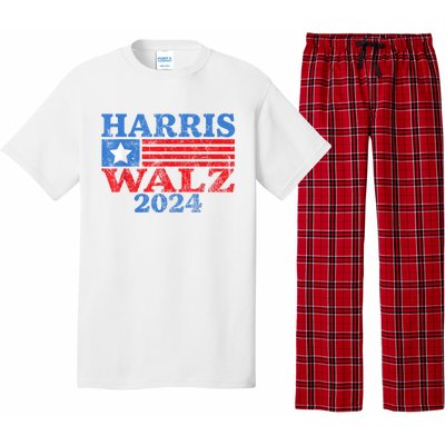 Harris Walz Waltz 2024 Vintage Style Kamala Harris Tim Walz Pajama Set