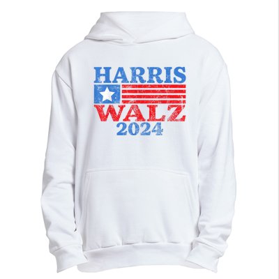 Harris Walz Waltz 2024 Vintage Style Kamala Harris Tim Walz Urban Pullover Hoodie