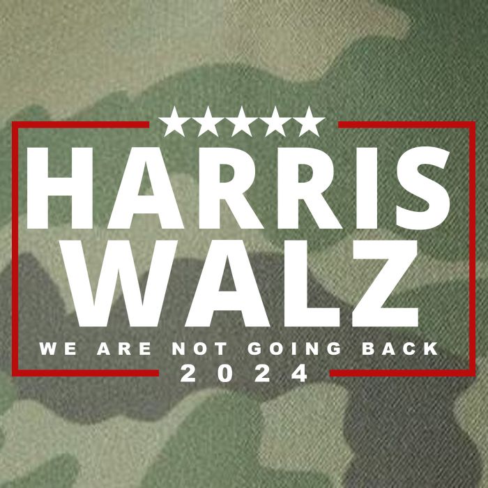 Harris Walz We Are Not Going Back 2024 Election Legacy Tie Dye Trucker Hat