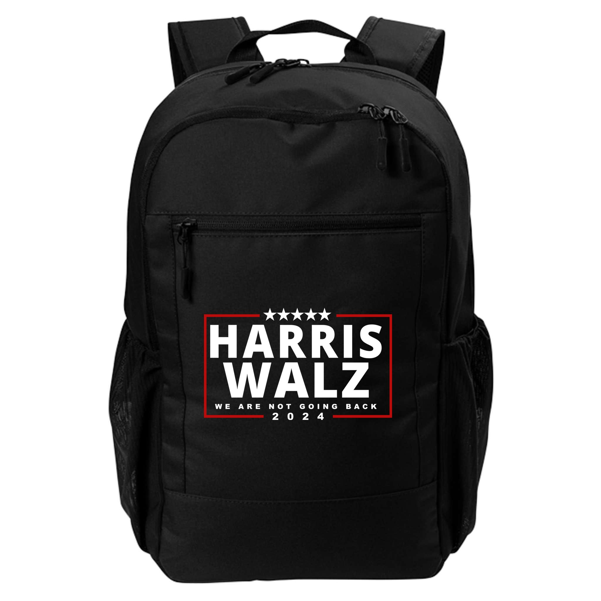 Harris Walz We Are Not Going Back 2024 Election Backpack